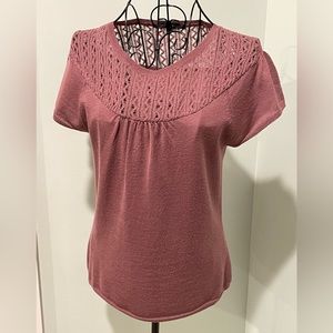 Merino Wool short sleeve top